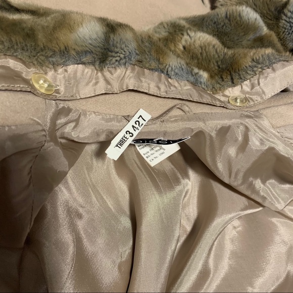 Olsen Collection Camel Double Breasted Duster - Picture 6 of 15